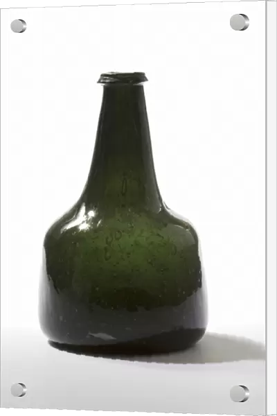 Wine bottle, c. 1735-40 (glass)