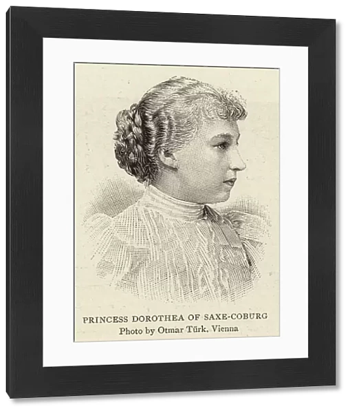 Princess Dorothea of Saxe-Coburg (engraving)