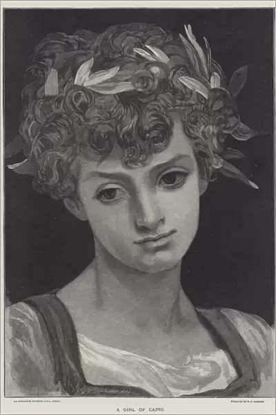 A Girl of Capri (engraving)