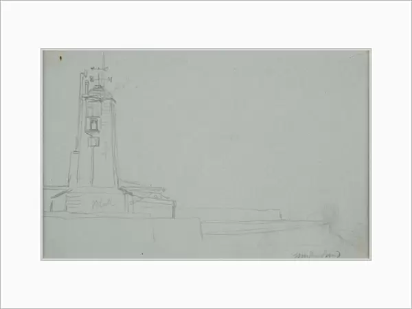Sunderland (pencil on grey paper)