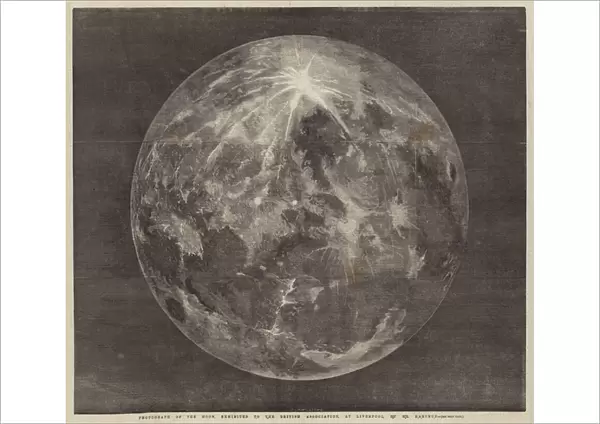 Photograph of the Moon (engraving)