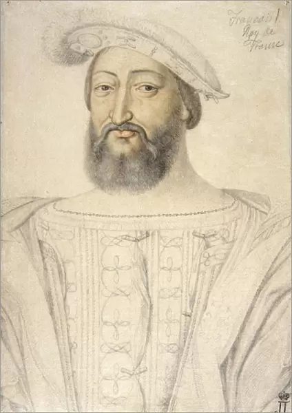 Portrait of Francis I (1494-1547), King of France par Clouet, Jean (c. 1485-1541)
