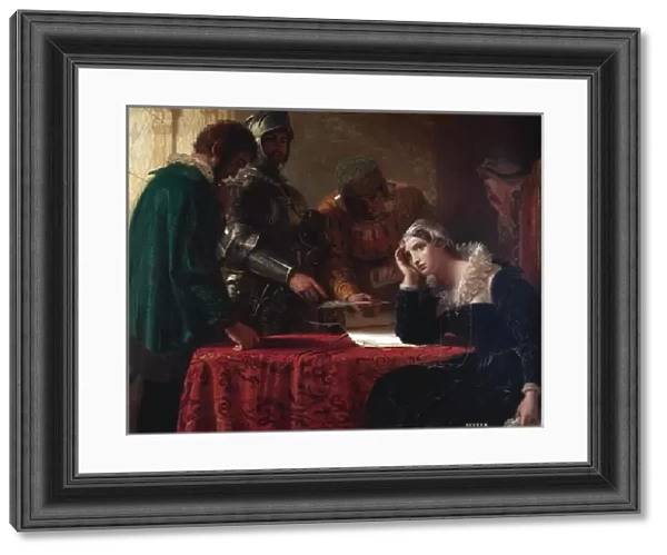 Marie Stuart (Mare I d Ecosse) - The Abdication of Mary, Queen of Scots par Severn