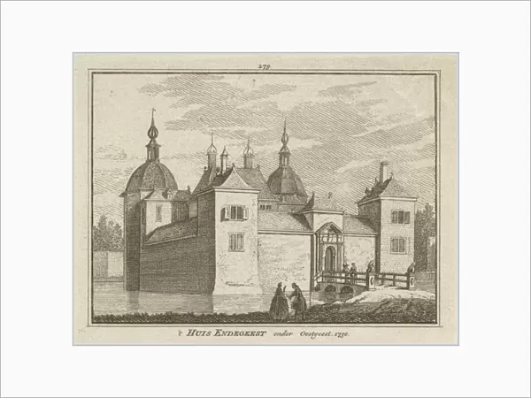 View of Endegeest Castle, Oegstgeest, Netherlands, 1730