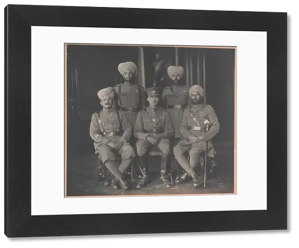 Kings Indian Orderly Officers, 1919 (b  /  w photo)