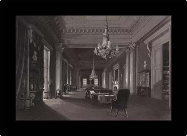 Drawing room of the Athenaeum Club, London (engraving)