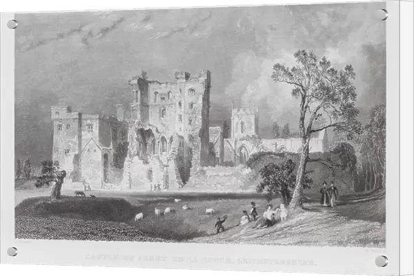 Castle of Ashby de la Zouch, Leicestershire (engraving)