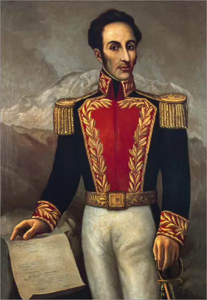 Simon Jose Antonio Bolivar (1783-1830), General and Statesman of South America