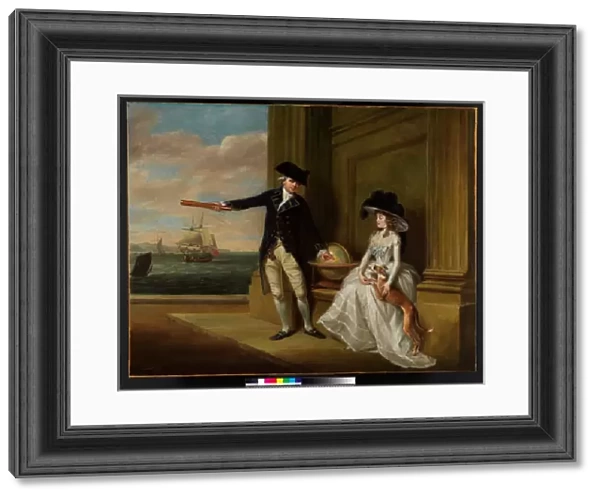 Portrait of Captain and Mrs Hardcastle, 1785 (oil on canvas)