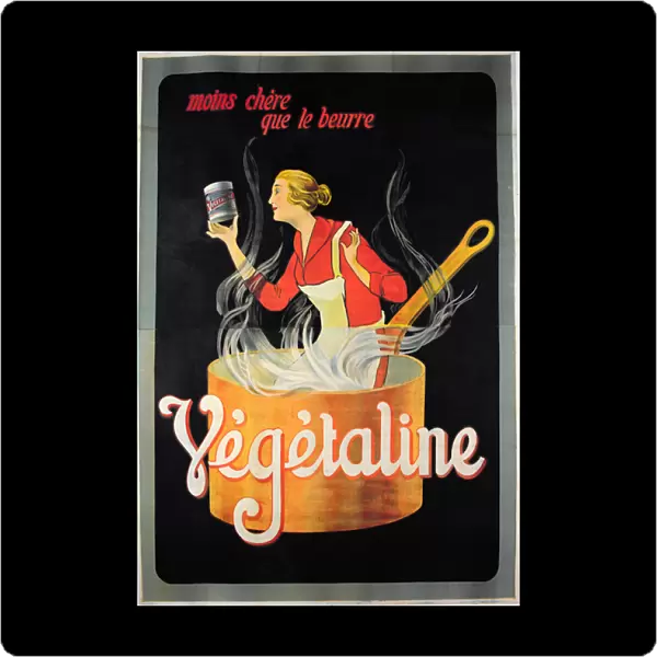 Poster advertising Vegetaline margarine (colour litho)