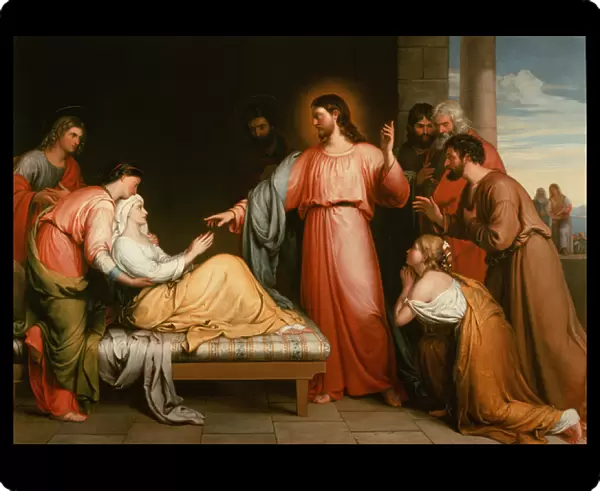 Christ healing the mother of Simon Peter