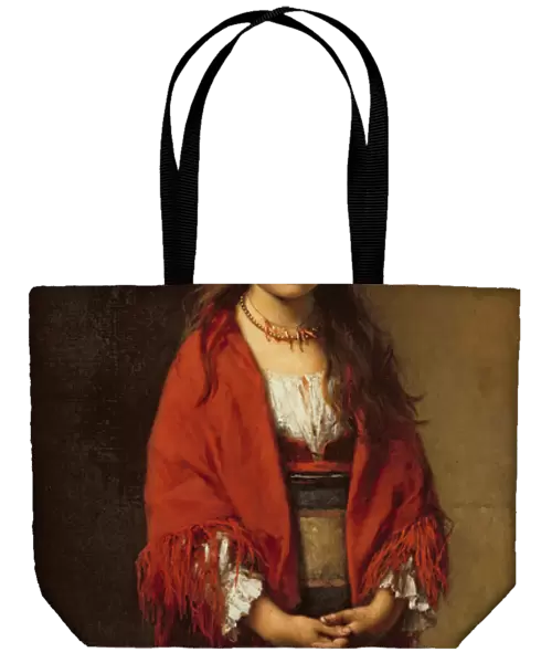 A Peasant Girl in a Red Shawl