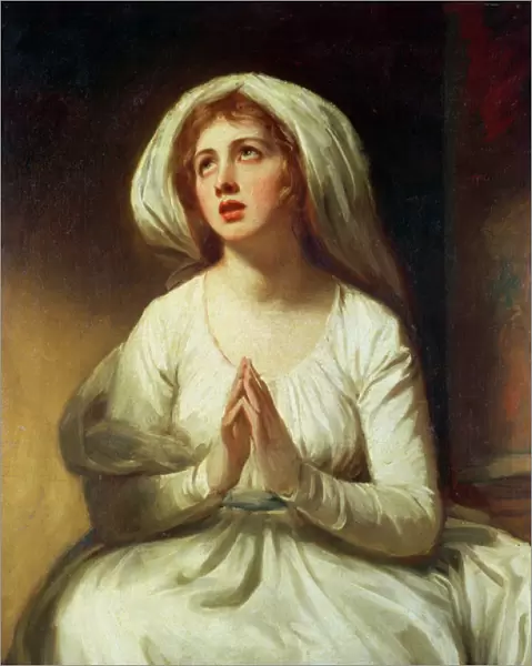 Lady Hamilton Praying