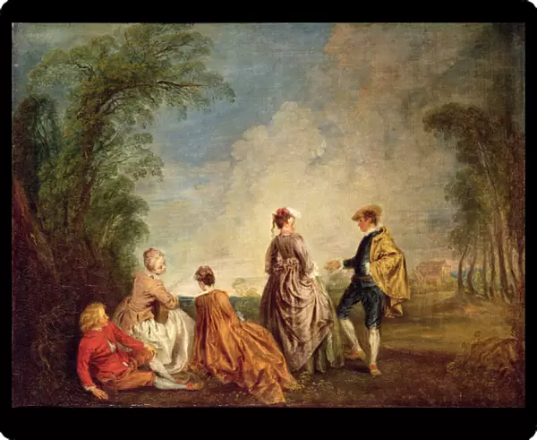 An Embarrassing Proposal, 1715-16 (oil on canvas)