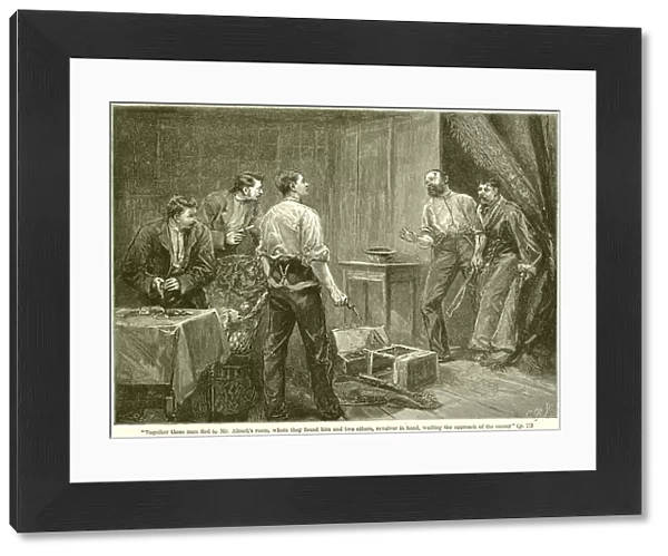 Together these Men Fled to Mr. Alcocks Room... (engraving)
