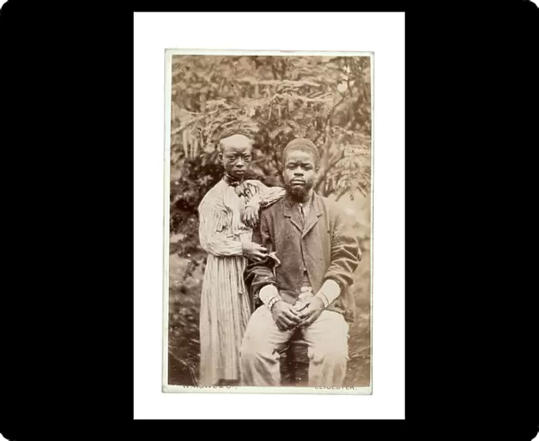 Couple, 1870s (albumen print)