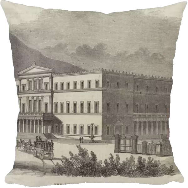 The New Royal Palace at Athens (engraving)
