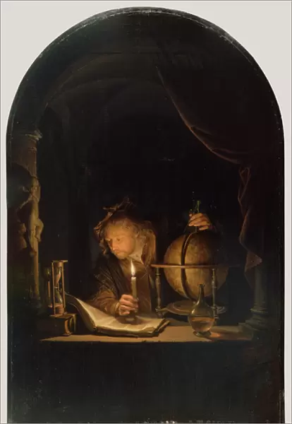 Astronomer by Candlelight, c. 1650 (oil on panel)
