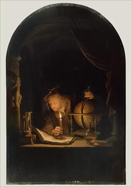 Astronomer by Candlelight, c. 1650 (oil on panel)