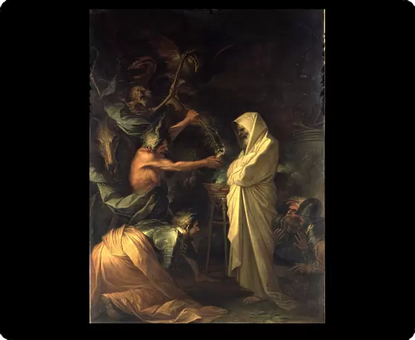 The Spirit of Samuel appearing to Saul at the house of the Witch of Endor