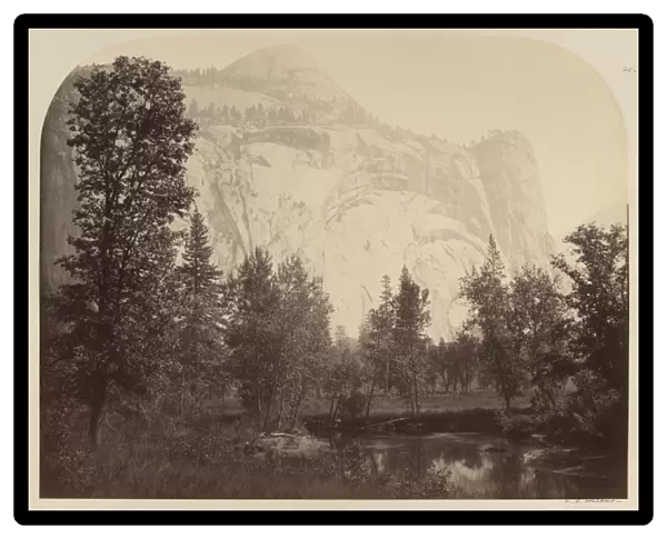 River View of Royal Arches, Yosemite, 1861 (albumen print)