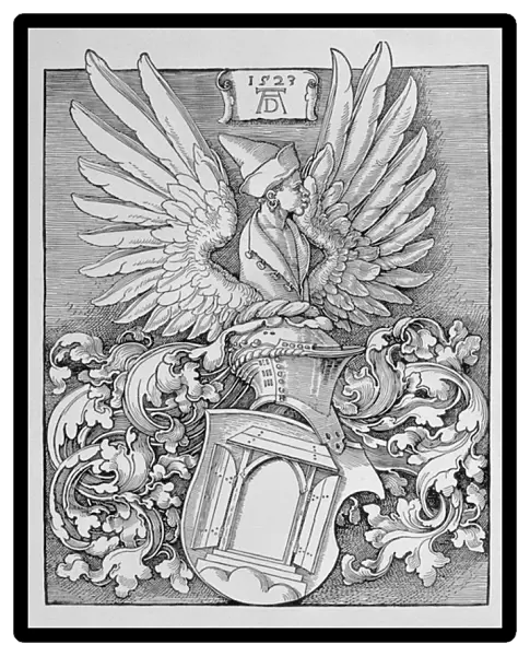 Coat of Arms of the Durer Family, with the artists monogram