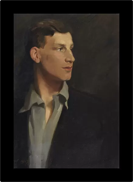 Portrait of Siegfried Sassoon (1886-1967) 1917 (oil on canvas)