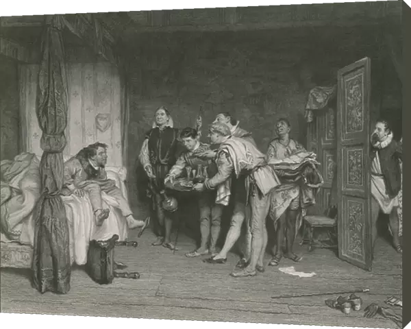 Christopher Sly, Taming of the Shrew, c. 1880 (engraving)
