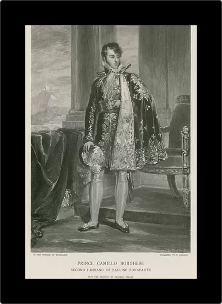 Prince Camillo Borghese (engraving)