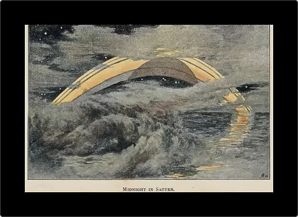 Midnight in Saturn (colour litho)