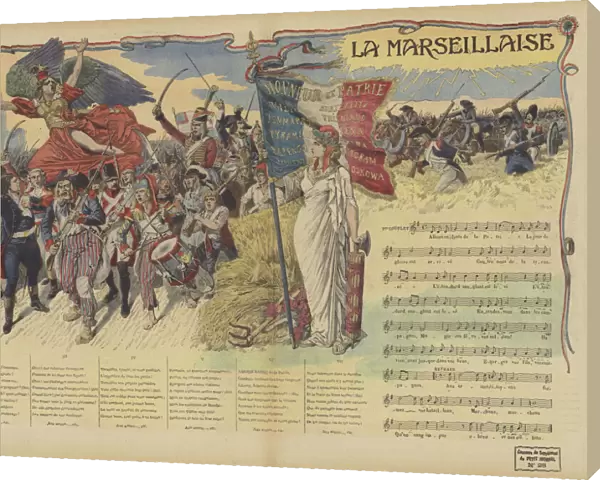 La Marseillaise (colour litho)