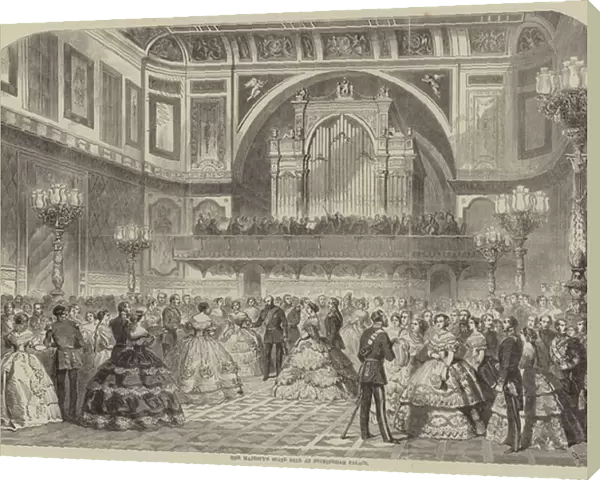 Her Majestys State Ball at Buckingham Palace (engraving)