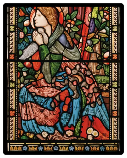 The Annunciation, c. 1860 (stained glass)