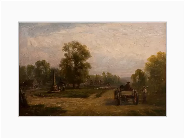 Meriden Green, late 19th century (oil on canvas)