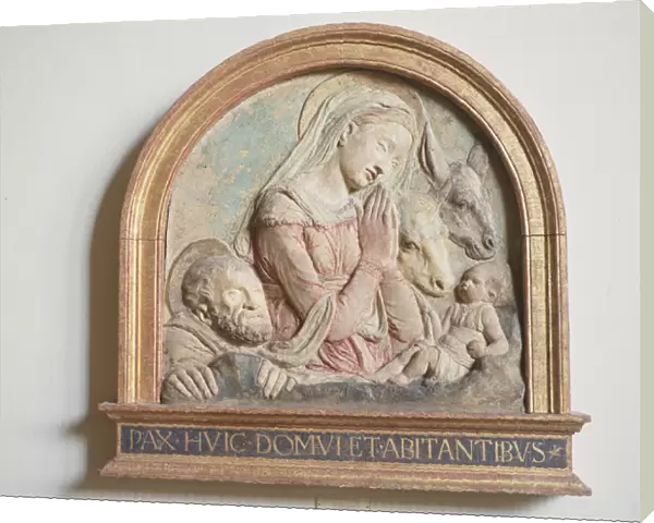 Nativity (painted plaster)