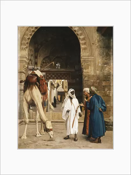 A Dispute Among Arabs; Dispute d Arabes, 1872 (oil on panel)