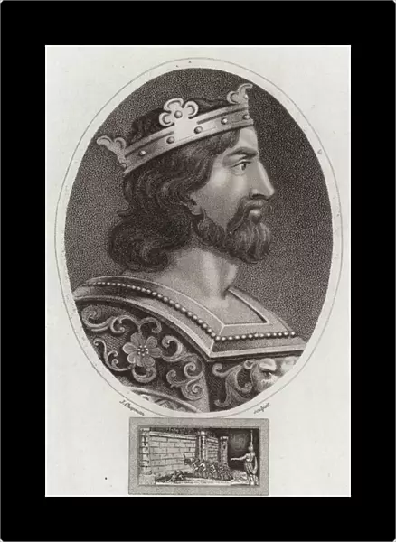 Portrait of Hugh Capet (engraving)
