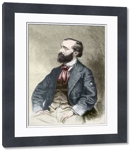 Portrait of Pierre Alexix Ponson du Terrail, writer, folietonist 1829-1871
