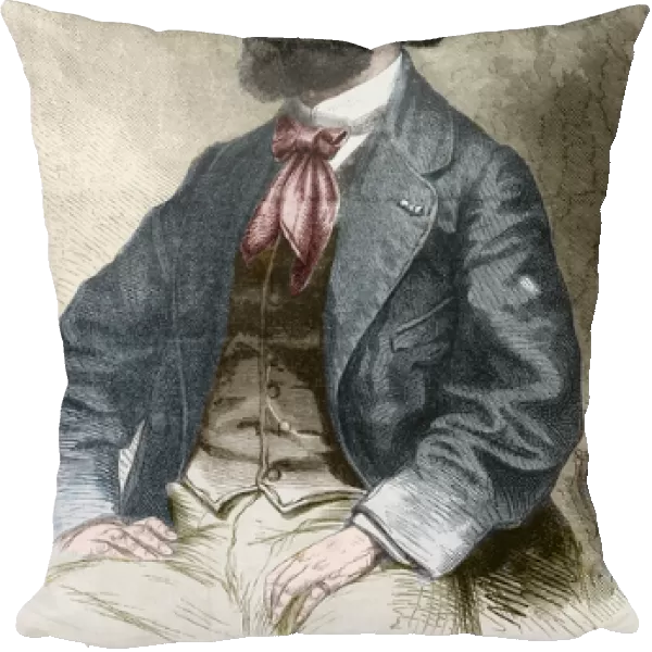 Portrait of Pierre Alexix Ponson du Terrail, writer, folietonist 1829-1871