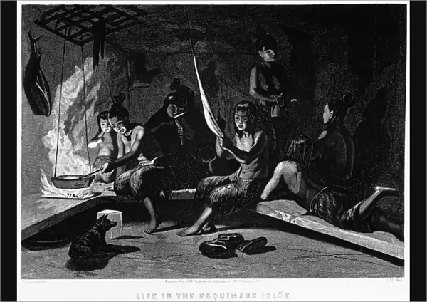 The Life of Eskimos in an Igloo - Elisha Kent Kane, Artic Exploration in Years 1853
