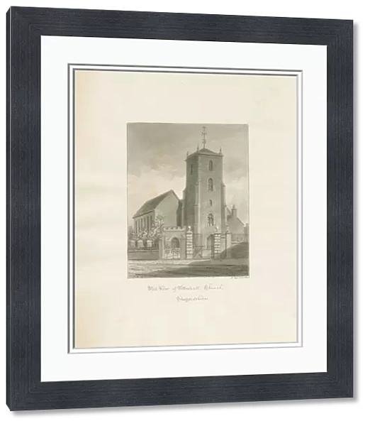 Willenhall Church: sepia drawing, 1846 (drawing)