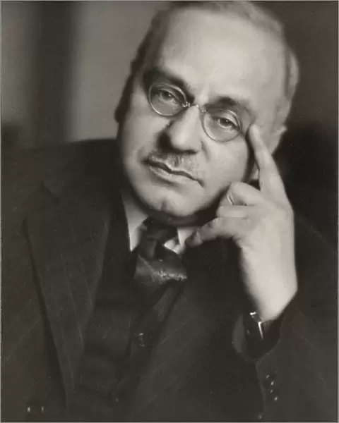 Portrait of Alfred Adler (1870-1937), Anonymous. Photograph, 1920s, Private Collection