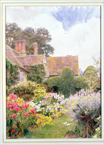 The Gardens of the Manor House, Cleeve Prior, Worcestershire (w  /  c)