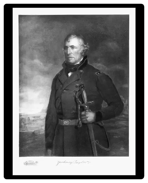 Zachary Taylor, 12th President of the United States of America, pub. 1901 (photogravure)