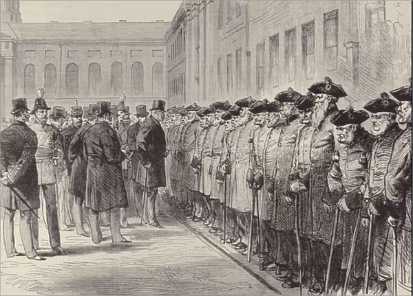 Bicentenary of Chelsea Hospital: Duke of Cambridge Inspecting the Pensioners