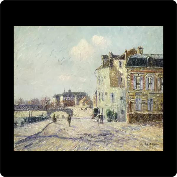 Le Quai de l Oise a Pointoise, 1908 (oil on canvas)
