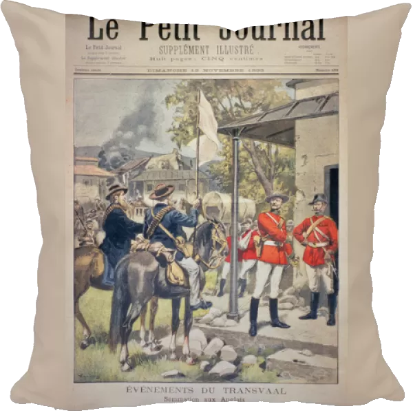 Events in the Transvaal: Summons to the English, front cover of Le Petit Journal