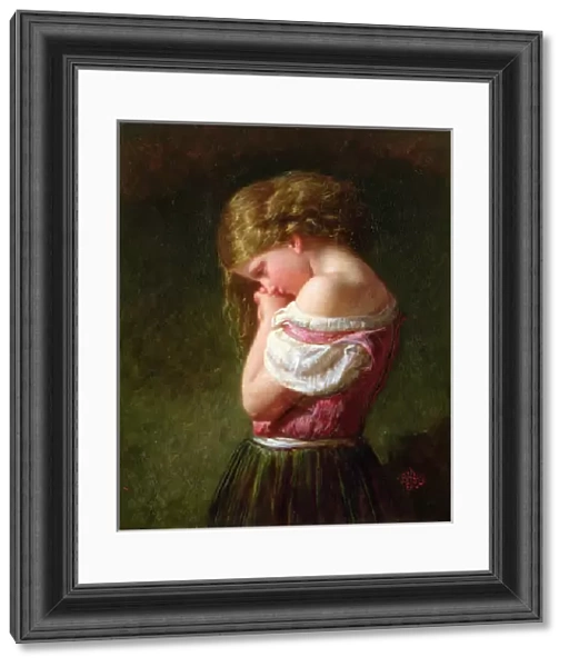 Early Sorrow, 1869 (oil on panel)