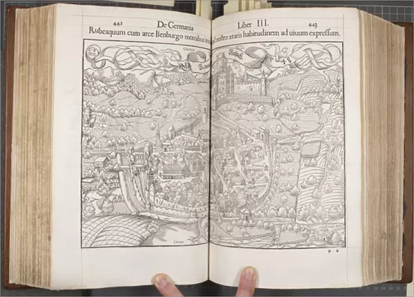 Cosmographia, Fols 442-443 (engraving)
