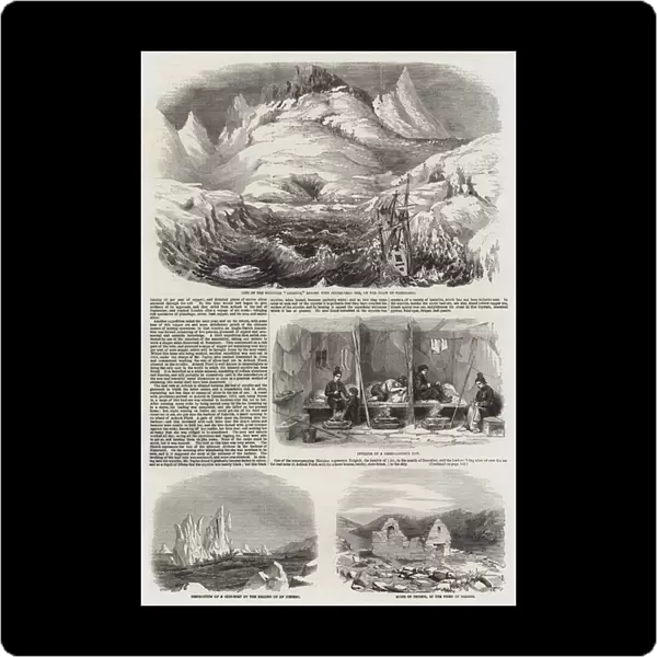 Mining and Mineralogical Exploring Expeditions in Greenland (engraving)
